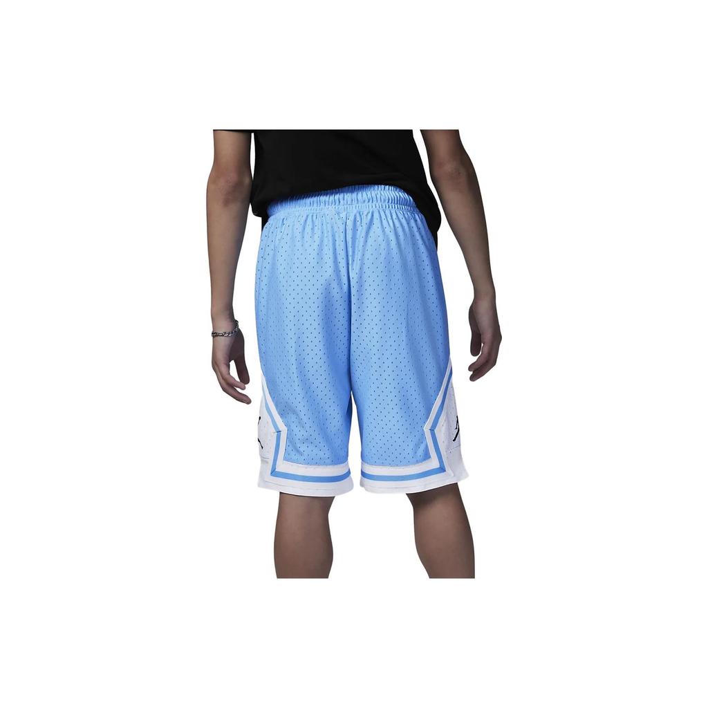 Jordan Contrast Breathable Lace-up Casual Sports Shorts Kids Bottoms Blue DR8097-412