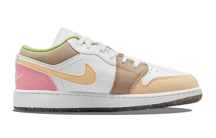 Jordan 1 Low Pastel Grind Vivid Green GS DJ0341-100
