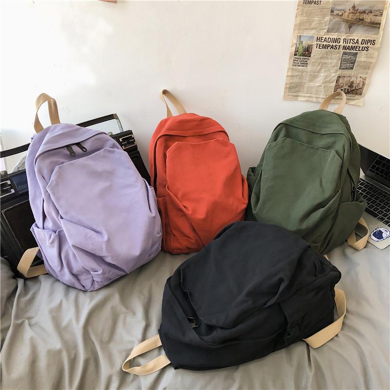 Rucsac retro din pânză pentru femei Rucsac pentru studenți