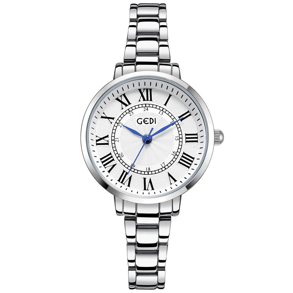 Retro Wind Quartz Watch Women'S Niche Light Luxury Waterproof Alloy Women'S Watch
