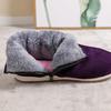 Women's Winter Handmade High-Top Non-Slip Cotton Slippers - Warm Indoor Shoes for Mom & Men