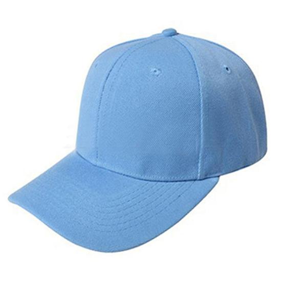 Women Men Casual Sports Baseball Cap Solid Color Blank Visor Hat Snapback Cap