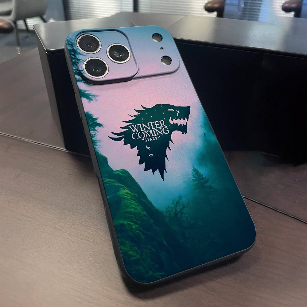W-Winter Is C-Coming Phone Case For iPhone 15,16,12,13,14,11,17,Pro,Max,Plus,E,Air,Mini TPU Cover
