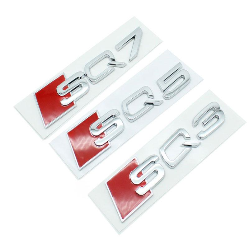 SQ3 SQ5 SQ7 SQ8TTRS brief logo auto stickersSport serie gemodificeerde accessoires verplaatsing achterlichten decoratie decals