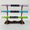 Soporte de Exhibición de Baquetas de Madera de Múltiples Capas para Instrumentos Musicales