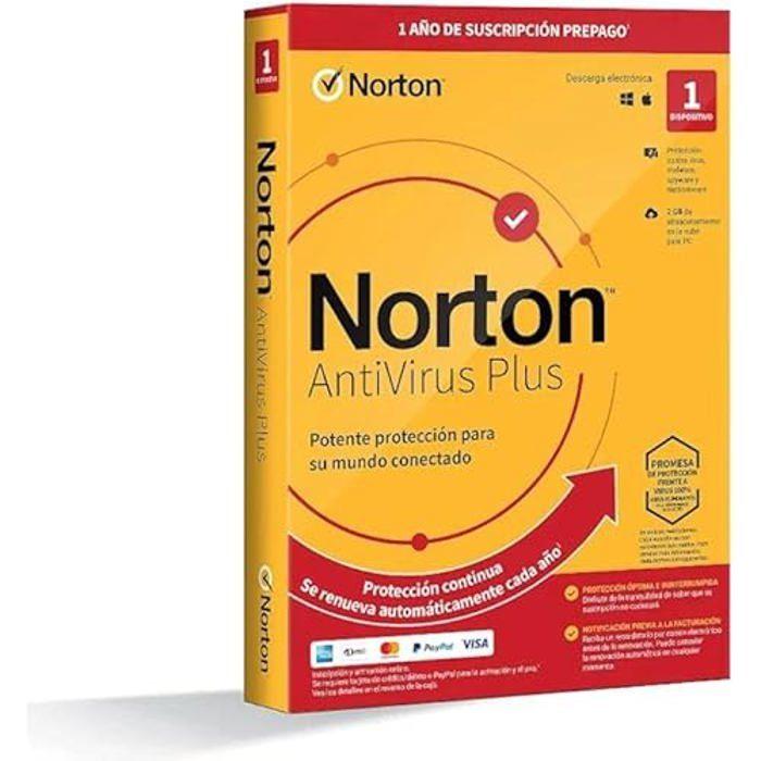 Antivirus - NORTON - 2GB - 1 Utilisateur - 1 Dispositif - Sécurité Optimale