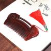 Red Sandalwood & Rosewood Comb Set - "Forever in Love" Wedding Gift for Hair Styling