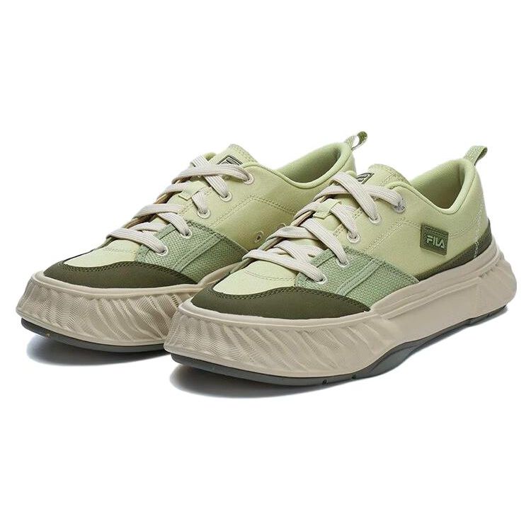 FILA Fosso Casual Shoes Simple Comfortable Low-Top Canvas Shoes Men sneaker Avocado-Green F12M322301FPA