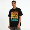 Hiking Print Casual T-Shirt For Outdoor Enthusiasts Hiking Lovers Pure cotton T-shirt