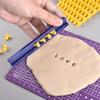 1 Set Ceramic Art Alphanumeric Letters Polymer Clay Stamping Stamps Embossing Die Seals DIY Embossing Clay Tools