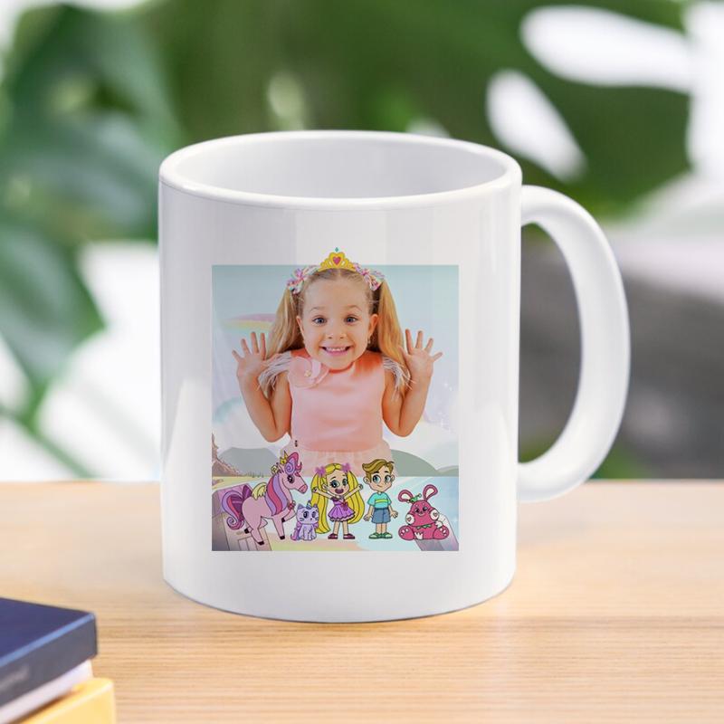 Tazza da Caffè Kids Diana And Roma Show Design Creativo Tazza in Ceramica Tazza per Acqua Latte Amici Ragazze Ragazzi Regalo per Bambini 11oz