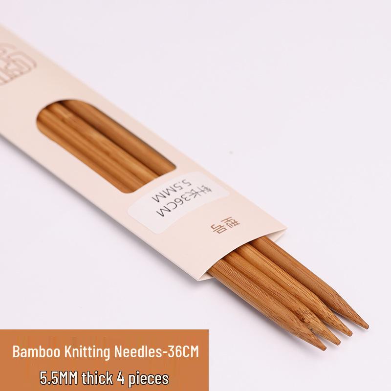 Набор круговых и прямых спиц: Идеально для мотков пряжи, шарфов, шапок, толстых спиц, инструментов из карбонизированного бамбука