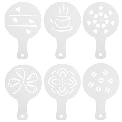 Coffee And Dessert Stencils 6 Pcs.
