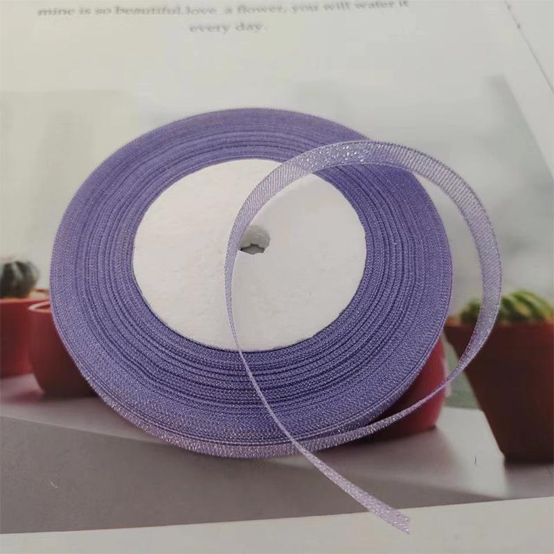 22m Złota i Srebrna Wstążka do Pakowania Prezentów i Dekoracji Tortów, 1cm Szeroka