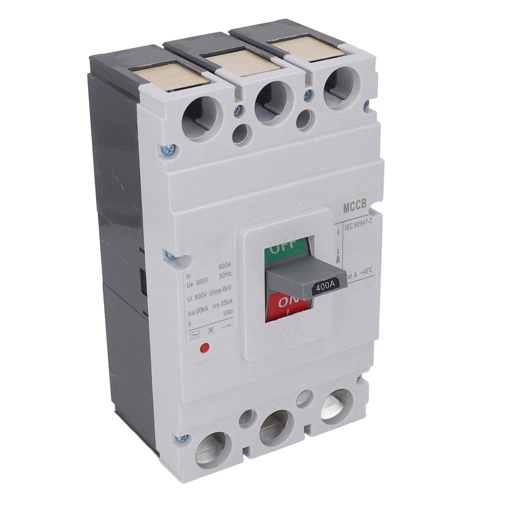 3P Overload Protection Circuit Breaker PC Flame Retardant Housing Circuit Breaker AC380V 400A