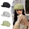 Cotton Beret Hats Short-brimmed Painter Hat Fashion Newsboy Hats  Women