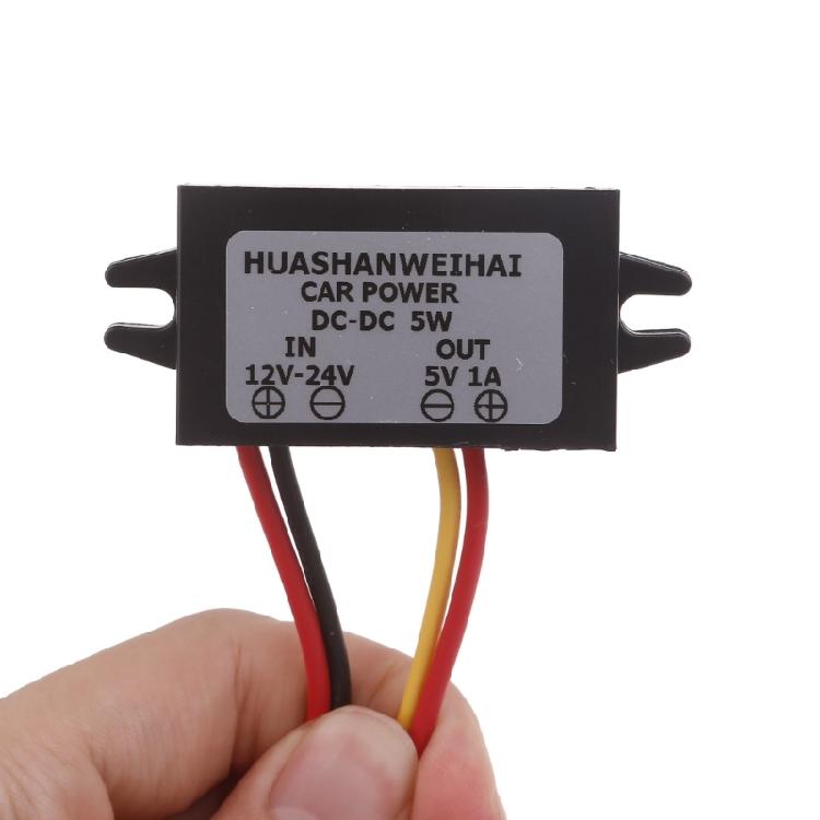 Onboard Power Converter DC24-12V to 5V/9V Car Power Conversion Adaptor Cable