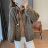 Damen High-End Imitat Lammfellmantel mit Polarfleece - Herbst/Winter 2024