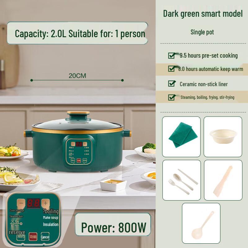 

Triceratops 2.0L Multifunction Mini Electric Pot