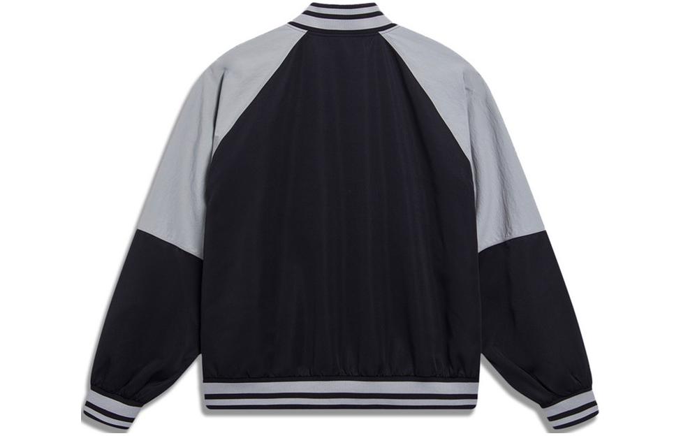 Li Ning Sports Life Collection Baseball Jacket Men's Black AFDT095-4