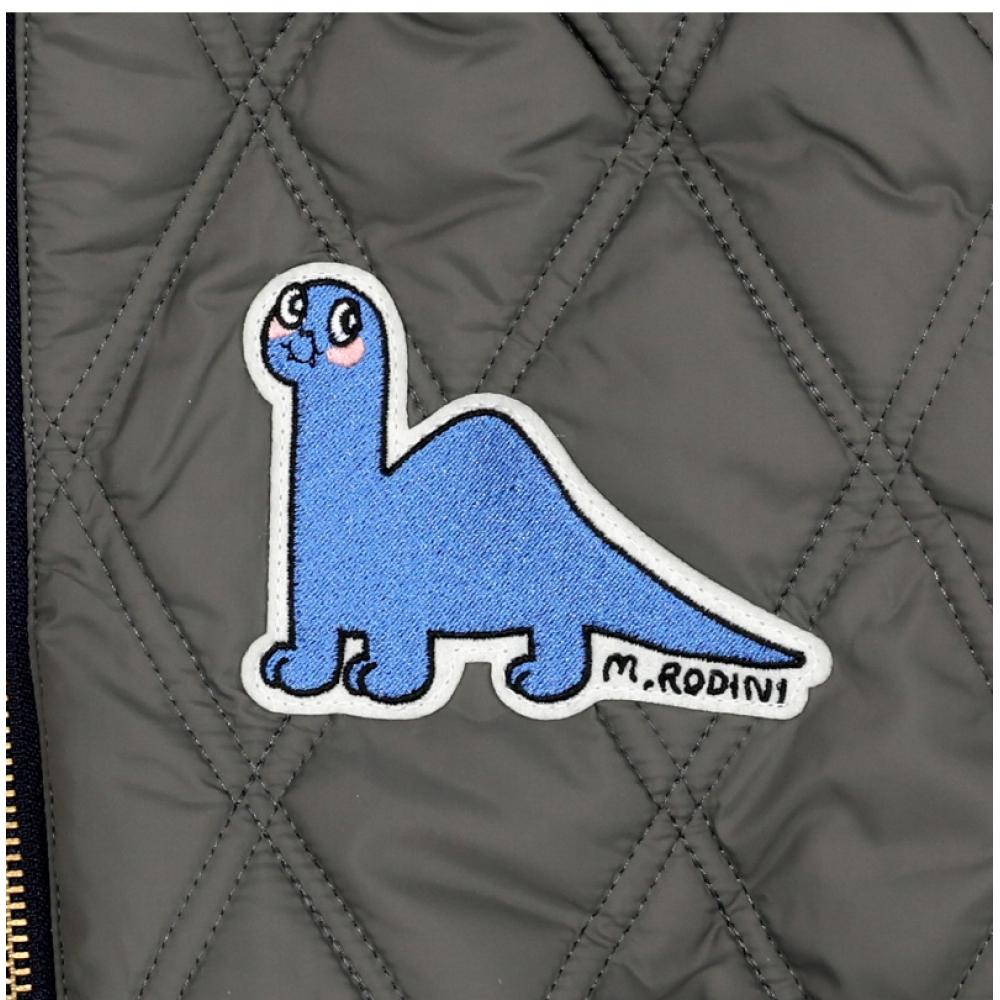 Mini Rodini Dino Patch Quilted Parka Kids Jacket 2571010397