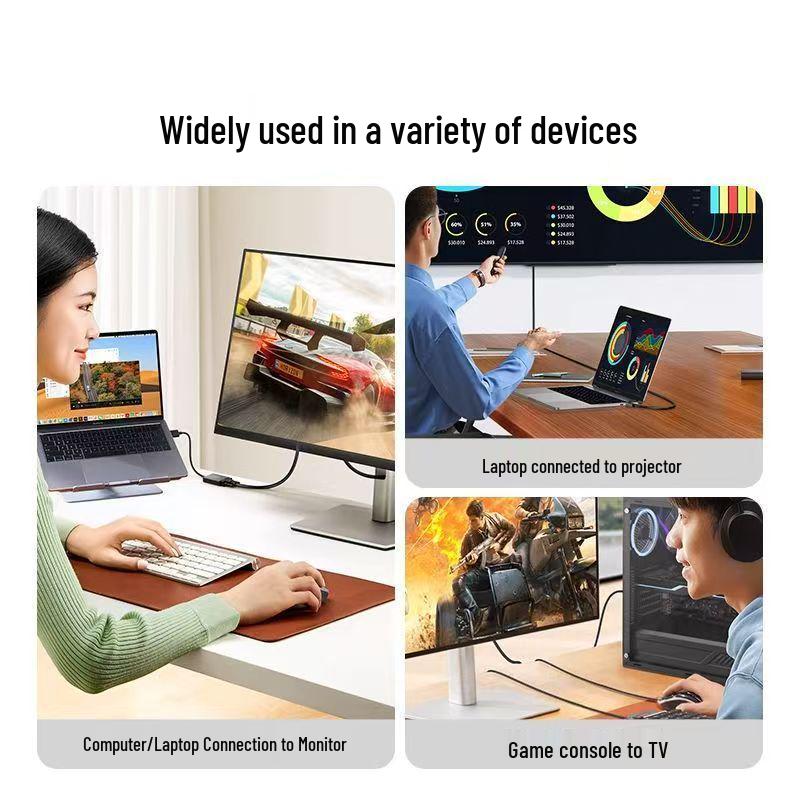5-in-1 USB-C to HDMI Docking Station: 4K HD USB Hub for Laptop/Phone/Switch