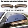 Car Rearview Mirror Turn Indicator Mirror Edge Lamp 1K0949101 1K0949102 for VW Passat B6 B5 Jetta 5 MK5 Golf 5 MK5 Sharan