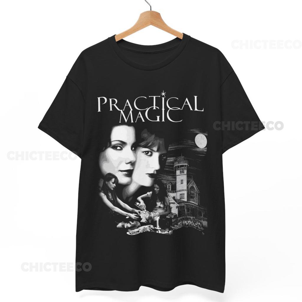26 Magia Pratica Horror T-Shirt Maglietta da Speziale Maglia da Strega Film Carina Maglietta Unisex Autunnale