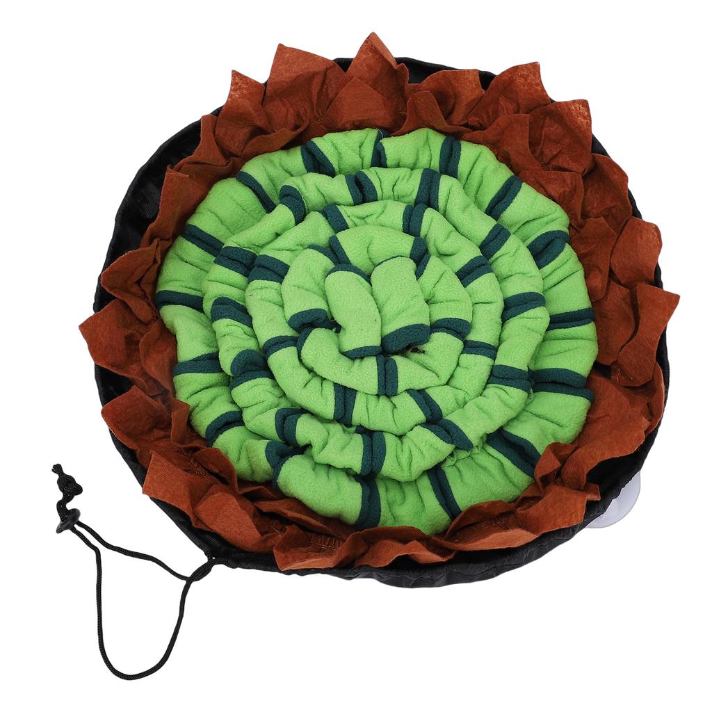 Pet Sniffing Mat Multifunctional Plush Easy Cleaning Pet Interactive Slow Feeding Snuffle Mat for Home