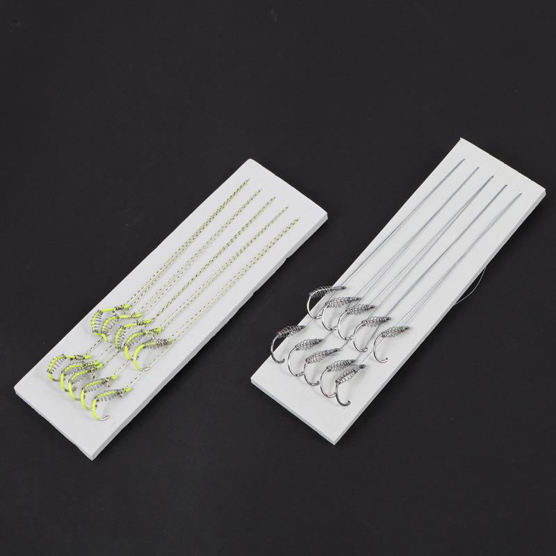 Anti-Snag Stříbrný a Kapr Velkohlavý Dvojháček s Krmítkem pro Nahazovací Pruty