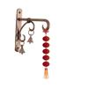 Hardware Wall Bracket with Bells for Hanging Bell/Macrame/Plant and pots/Lantern/Tealight/Wind Chimes/Multi Hanging (Size L18 X W3 X H18 CM)…