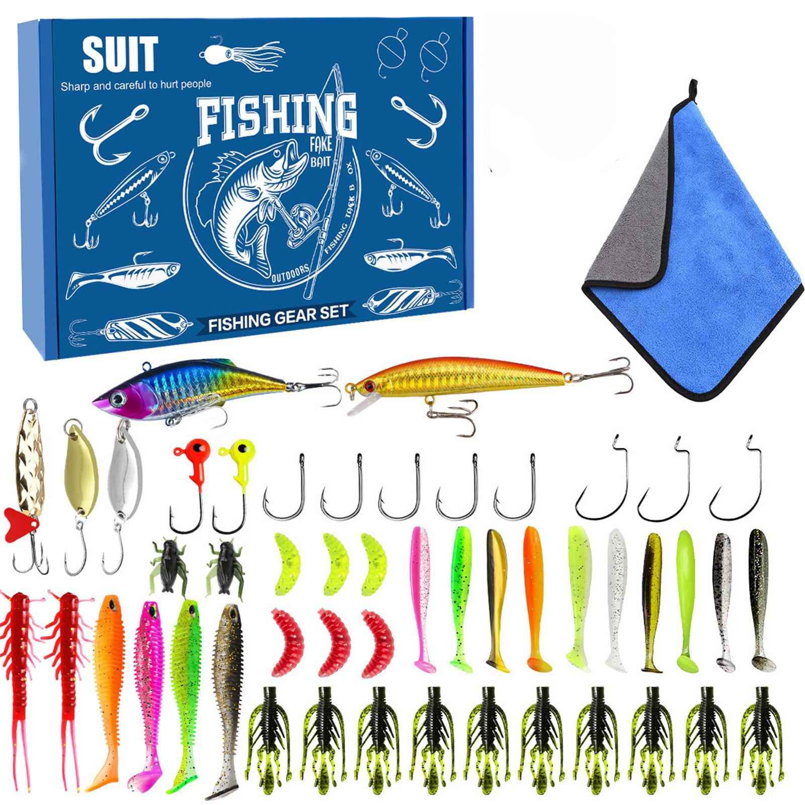 

Luya Mysterious Fishing Equipment All Fishing Kits Big Mouth Bass Small Mouth Bass Troutbait Fishing Set One Size