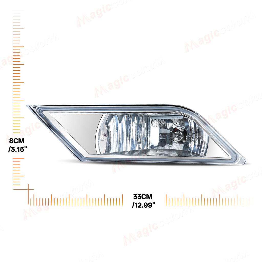 For Honda Odyssey    Fog Lamps DRL Daytime Running Lights Front Bumper Halogen Foglights Auto Daylight Headlight 12V