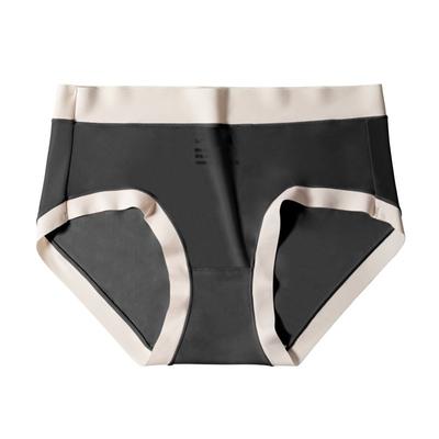 Women's Underwear Silky Smooth Ultra-thin Invisible Breathable Briefs Quick-drying Underpant Antibacterial Mid-waist Non-marking Ice Silk Panties