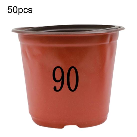 Anzuchttopf für Sämlinge Blumentopf mit Drainagelöchern Pflanzübertöpfe für Pflanzen Stecklinge Samen Sämlinge Hausgarten