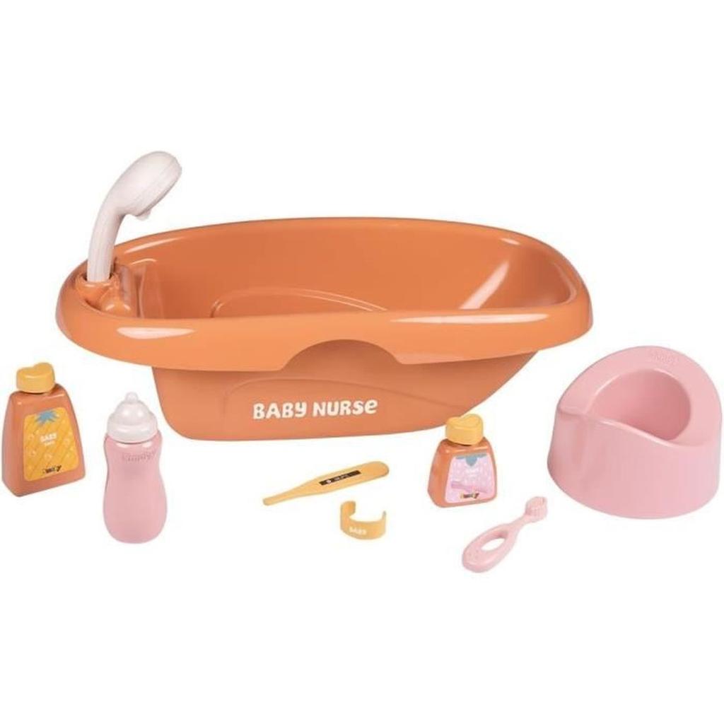 SMOBY - Baby Nurse - Set baignoire et accessoires - des 3 ans