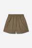 Jaa [Jaah] Elastic Waist Shorts_Beige