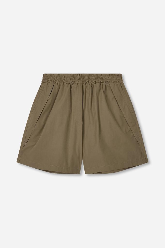 Jaa [Jaah] Elastic Waist Shorts_Beige