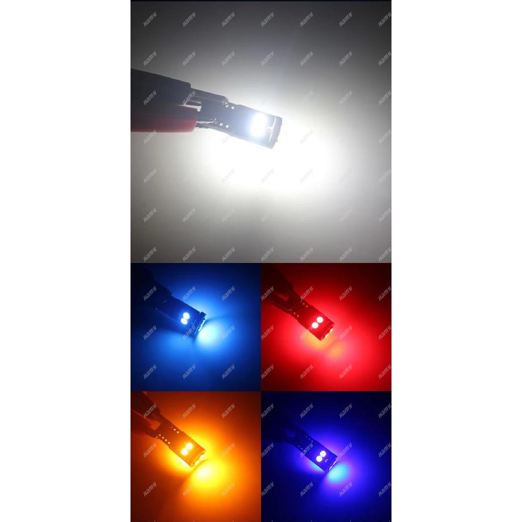 2/4/6/8/10/20 PCS T10 W5W LED Bulb Canbus Car Interior Dome Door Glove Box Trunk License Plate Lights 12V 6SMD 400LM 6500K White Dome Lights 6