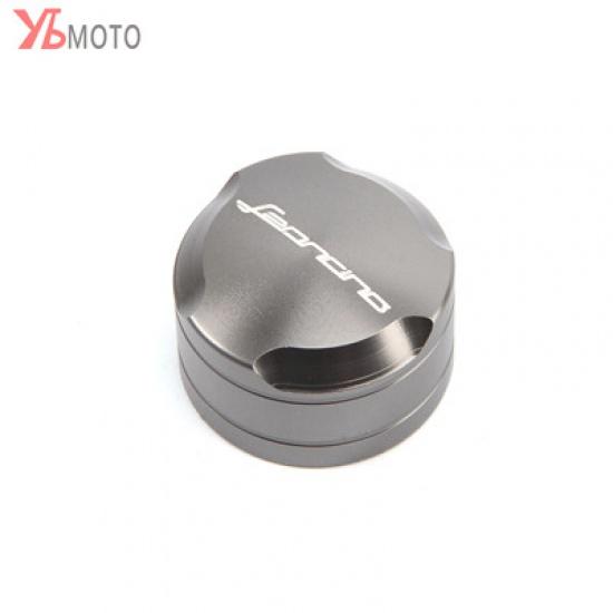 Flash Deals Cilindru din aluminiu pentru motociclete față și spate Combustibil lichid de frână Capac rezervor Capac rezervor pentru benelli Leoncino 500