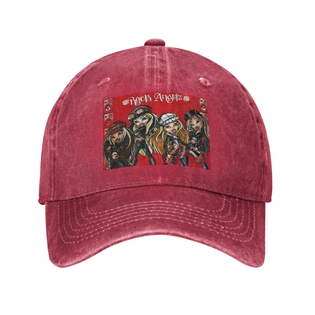 Bratz rock angelz Baseball Caps Snapback Denim Hats Outdoor Adjustable Casquette Sports Baseball Cowboy Hat for Unisex Women