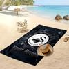 Swansea City FC Personalisiertes Bedrucktes Strandtuch Fußballlogo Unterstützung Benutzerdefinierter Name Text Absorptionsfähiges Handtuch für Sport Reisen Besonderes Geschenk