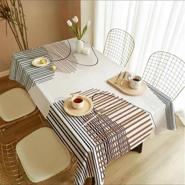 Nordic Simple Rectangular Tablecloth Can Be Used For Table Dining Table Furniture Home Decoration Fireplace Tablecloth