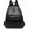 2024 Trendy Korean Women's PU College Backpack - Large Capacity, Casual Style