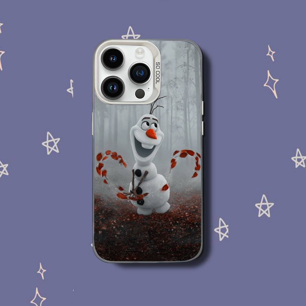 

Christmas F-Frozen O-Olaf Phone Case For iPhone 17,16,15,14,13,12,11,Pro,XS,Max,Plus,Mini,SE White Candy Matte Shockproof Cover iPhone12mini