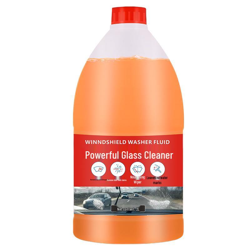 

Concentrated Winter Antifreeze Oil & Stain Remover for Car Windshields One 2L Container