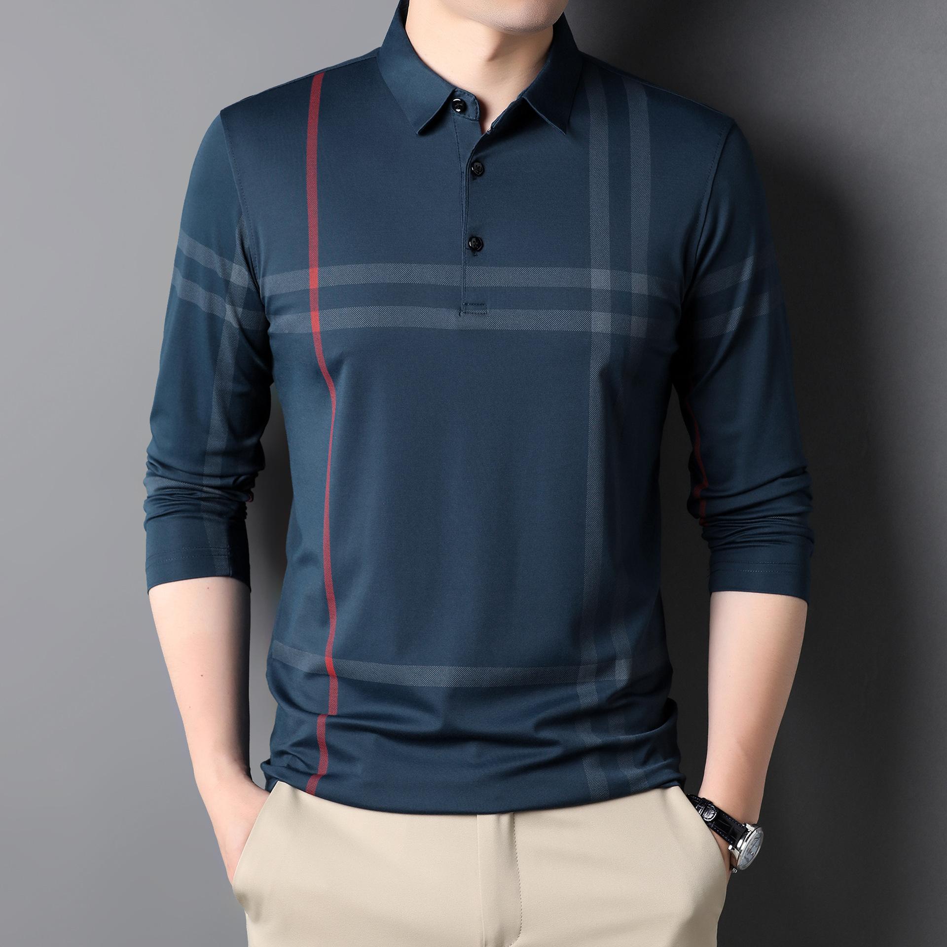 Свободная рубашка-поло для мужчин — фото 6