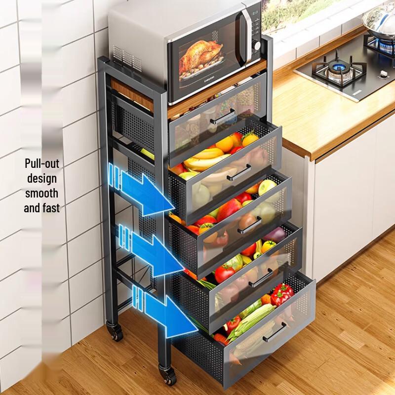 Bieying Multi-functional Kitchen Storage Cart