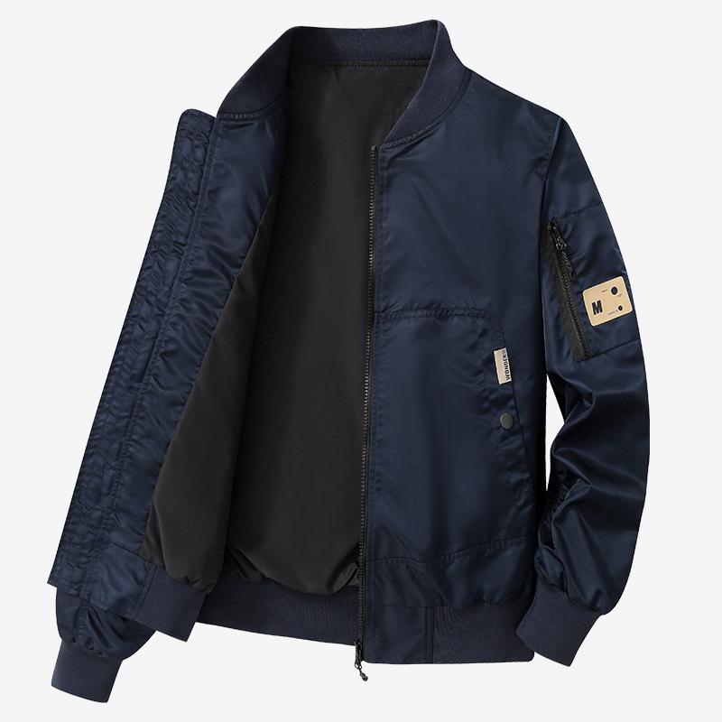 Frühling und Herbst Amerikanische Baseballjacke Herren und Damen Japanisch Locker High Street Flieger Arbeitskleidung Freizeitjacke