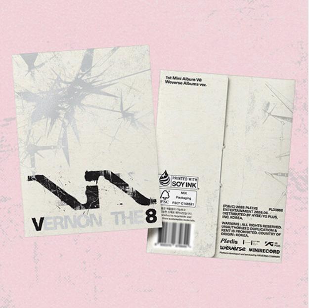 [предзаказ] V8 (СЕМНАДЦАТЬ) 1-й мини-альбом V8 Версия Weverse Albums Weverse Albums ver.